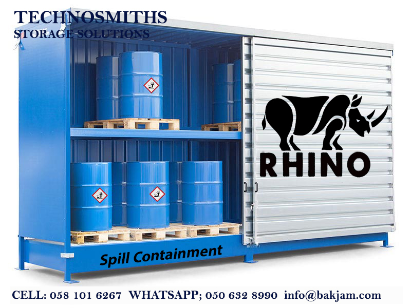 STEEL PALLETS-OIL DRUM SPILL CONTAINMENT CONTAINER